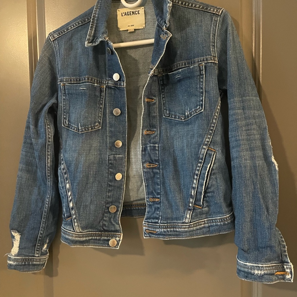 L’agence  jacket Blue Denim small